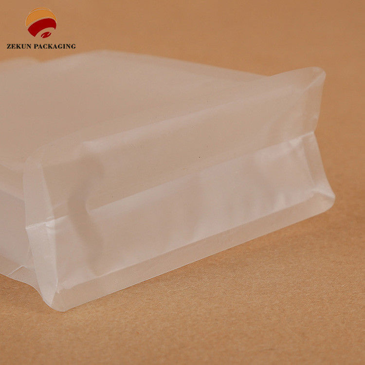 Solución de transporte de alimentos Bolsa de fondo plano con tipo de procesamiento por extrusión múltiple