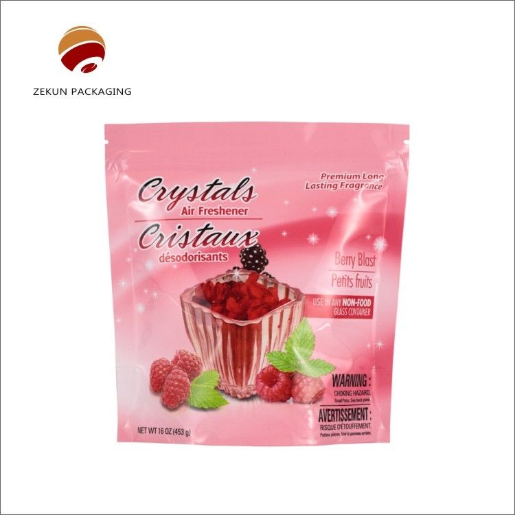 Embalaje multicolor PE flexible Bolso de pie Logotipo personalizado