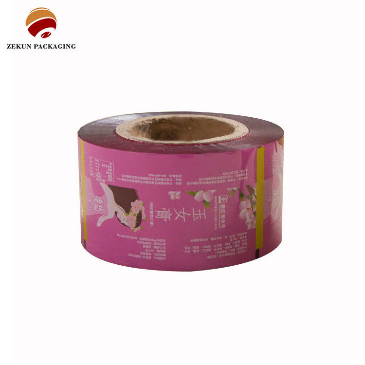 Rollo de película flexible de PET/AL/PE con características de diseño personalizado acabado brillante Varias capacidades