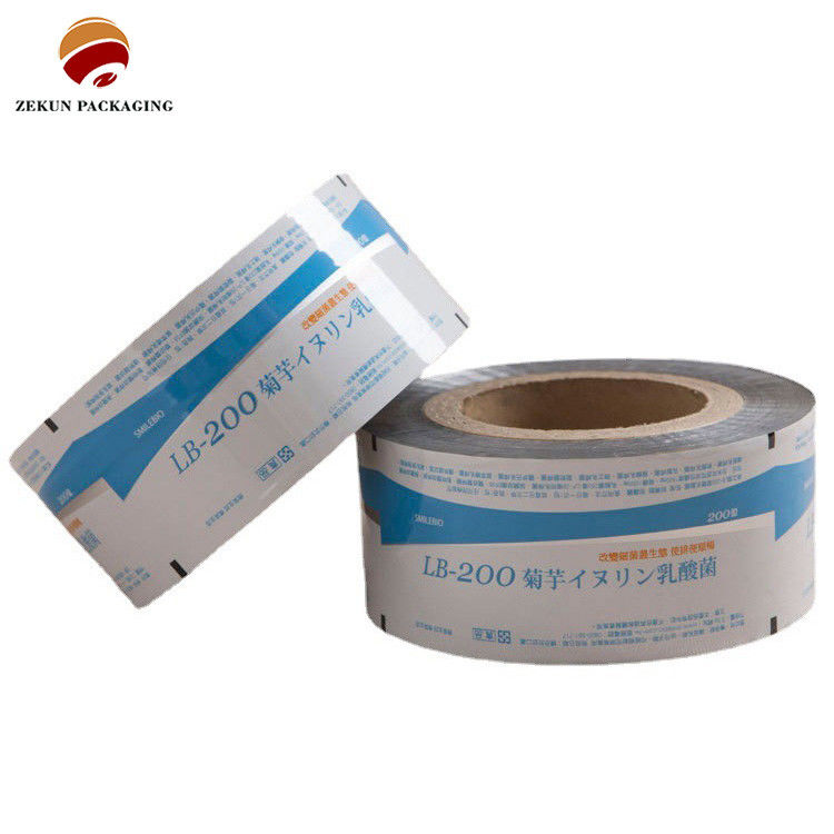 Diseño de válvula personalizable Envasado flexible Película de rollo Envasado flexible con muesca de desgarro de cierre de cremallera
