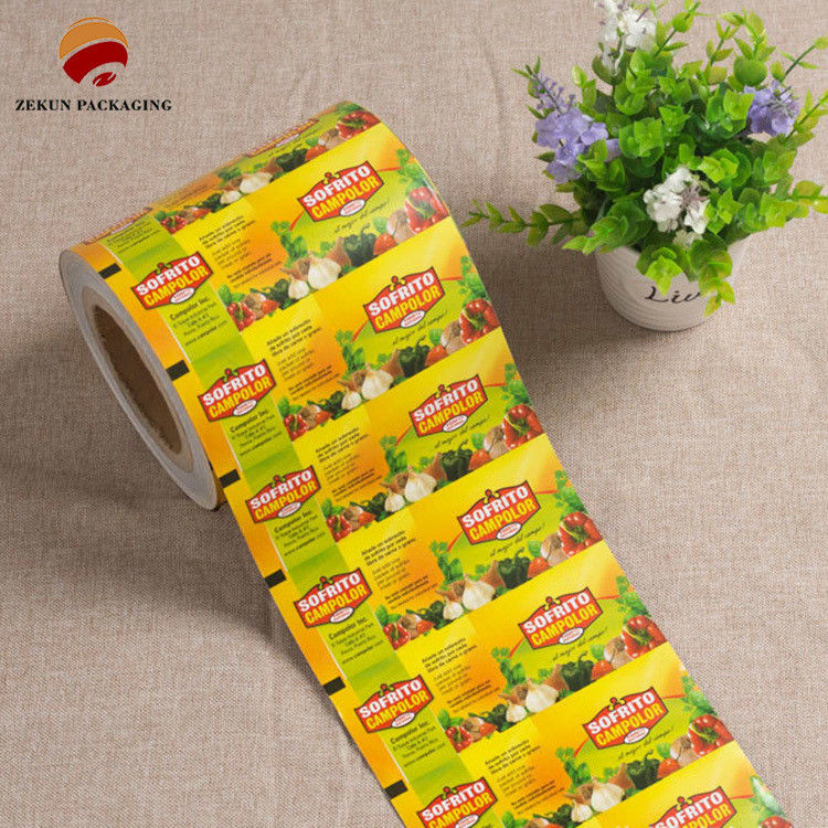 Color Panton personalizable Embalaje flexible Rollstock Diseños llamativos
