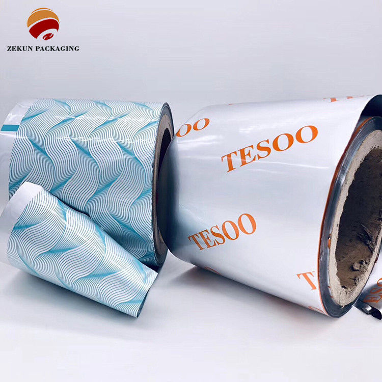 Película de embalaje premium de 12 colores impresa en rollo