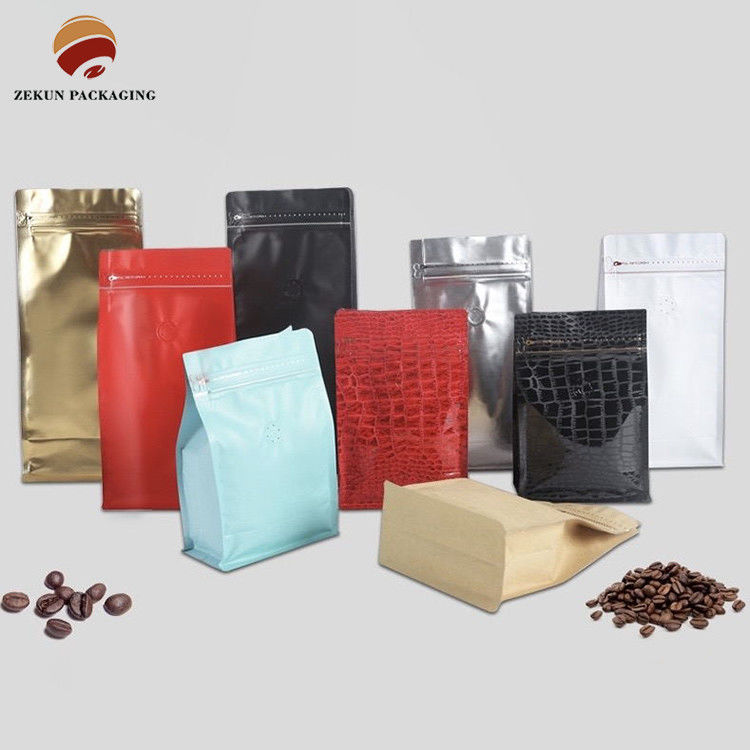 Capacidad personalizable 1000g Bolsas de café ecológicas Impresión a color