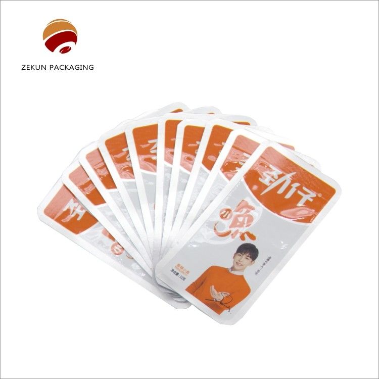 Seal térmico de alta barrera impreso a medida Bolsa de retorte de papel de aluminio PET/AL/PA/RCPP Seal térmico de 130 grados