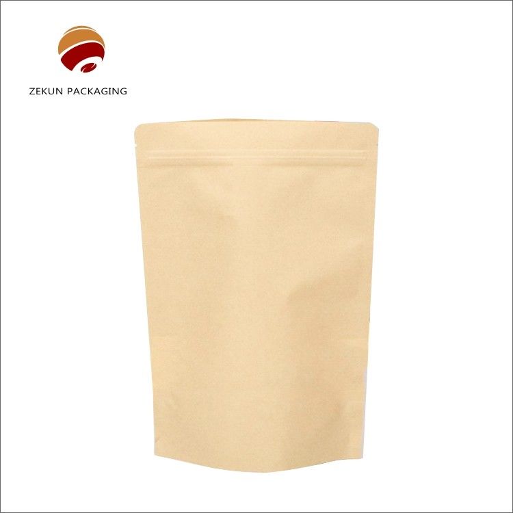 Embalaje personalizado de papel kraft / bolsas de papel de color con revestimiento PE