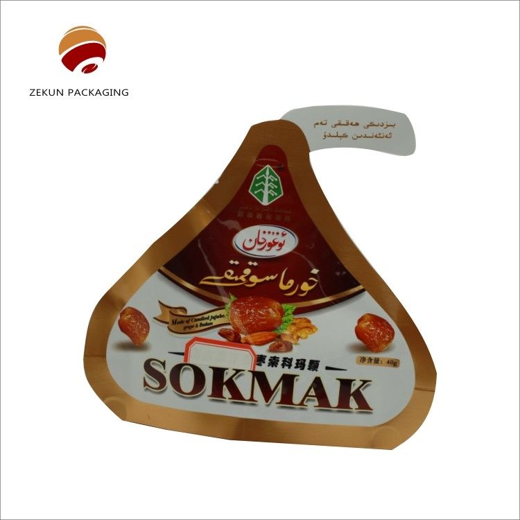 Bolsas de embalaje de plástico de grado alimenticio con barrera de color impresa a medida