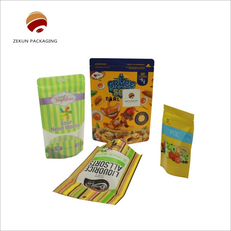 Bolsas de embalaje de plástico impresas personalizadas y duraderas Colores vibrantes Certificado HACPP