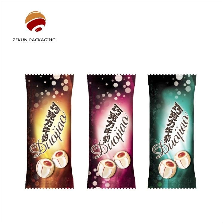 Bolsa de embalaje de bocadillos personalizada CMYK/PANTON 10 colores de papel de aluminio PET/AL/PE Matt o acabado brillante grabado