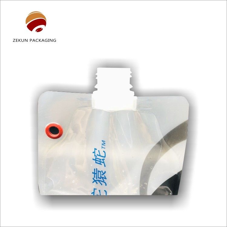 Bolso laminado vertical multi-color personalizado con cerradura de cremallera de pie