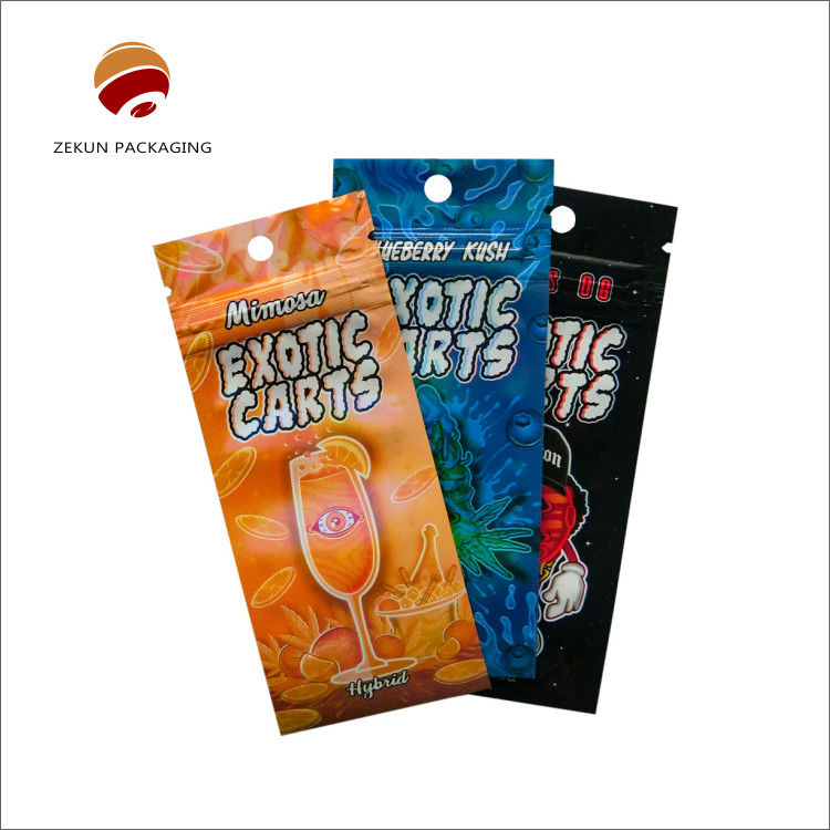 Embalaje de bolsas de cojín lateral PET/VMPET/PE a prueba de humedad de varios colores