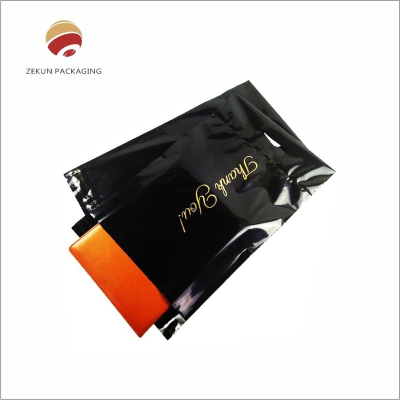 Bolsas de correo de impresión personalizada de POLY CMYK/PANTON Color Negro