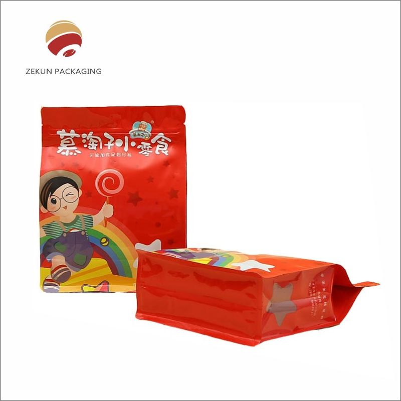 Bolsas de embalaje de bocadillos de colores Diseño personalizado con hasta 10 colores