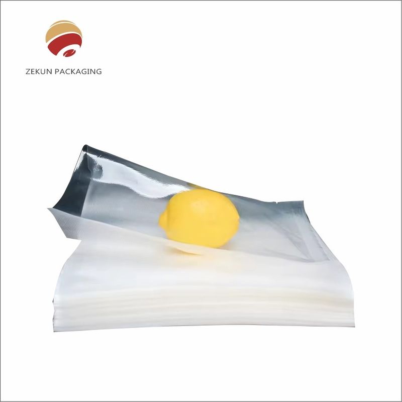 Bolsas de sellador de vacío de alimentos impresas a medida para la preservación de la frescura Embalaje sostenible