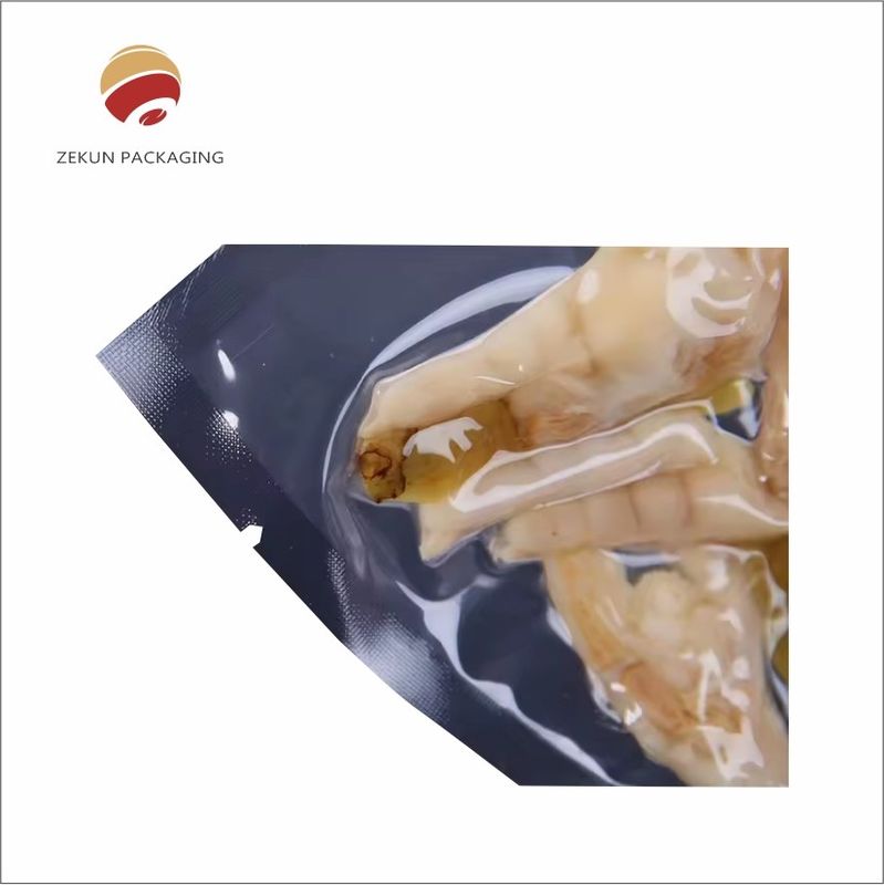 Almacenamiento y conservación de alimentos con el método de sellado de bolsas de vacío de ancho de alimentos OEM Cerrojo o sello térmico