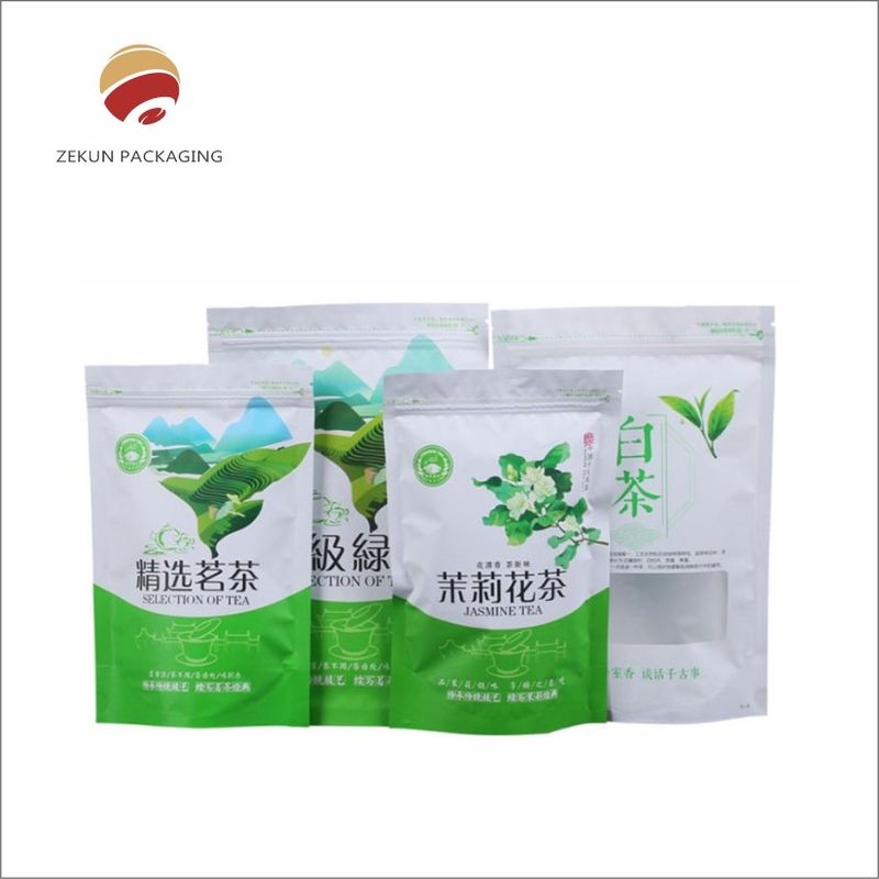 Bolsa de aluminio sellada por calor con tapa abierta con tapa de cerradura con bolso de cierre de cerradura con bolso de aluminio laminado lateral