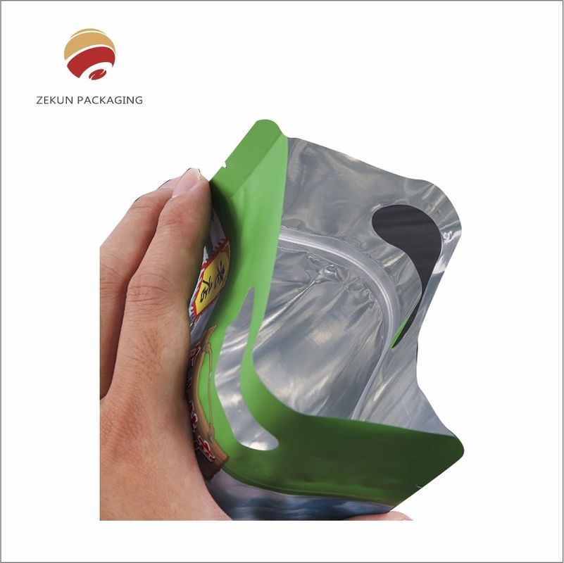 Bolsa de sellado térmico de cremallera reabrible / bolsas de cremallera para resistencia a la humedad y frescura prolongada