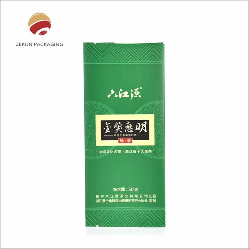 1 Color Customized Logo Tea Packaging Bag Ideal for Green Tea Lovers Everywhere