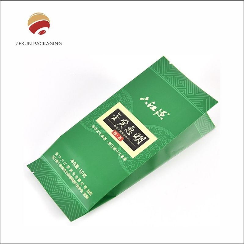 1 Color Customized Logo Tea Packaging Bag Ideal for Green Tea Lovers Everywhere