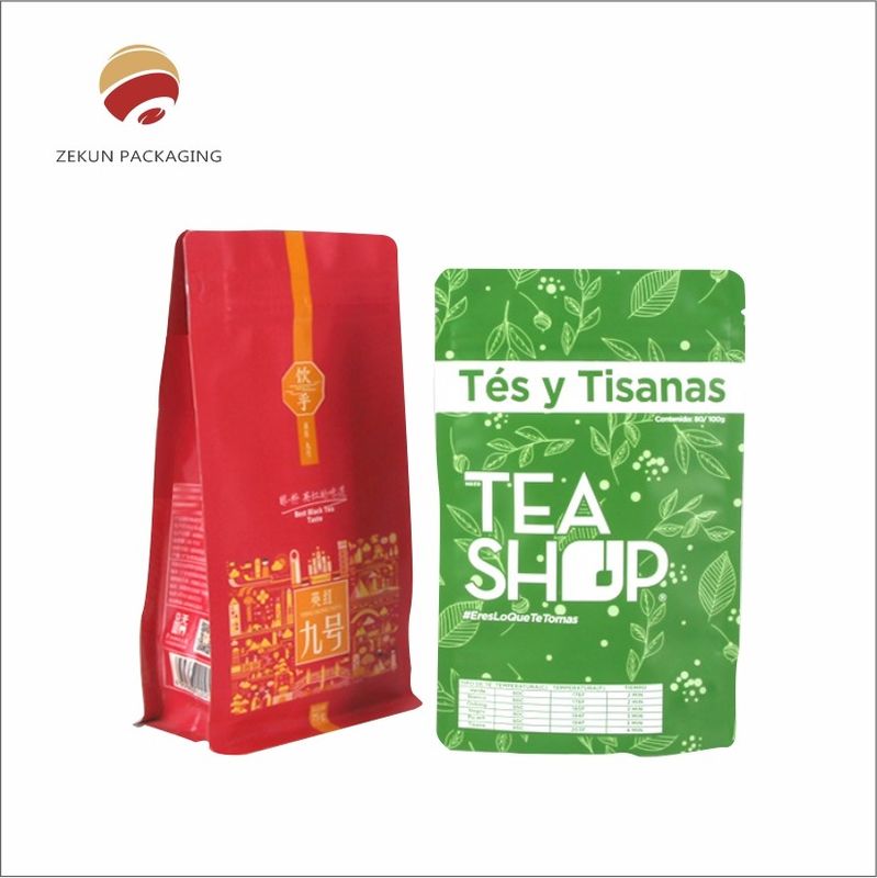 Custom Side Gusset Tea Packaging Bag 22g Capacity for Tea in High Demand