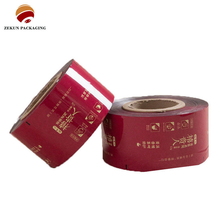 Película de rollo de embalaje flexible Mat o acabado brillante Superficie brillante / mate Finish propiedad de alta barrera para sus necesidades