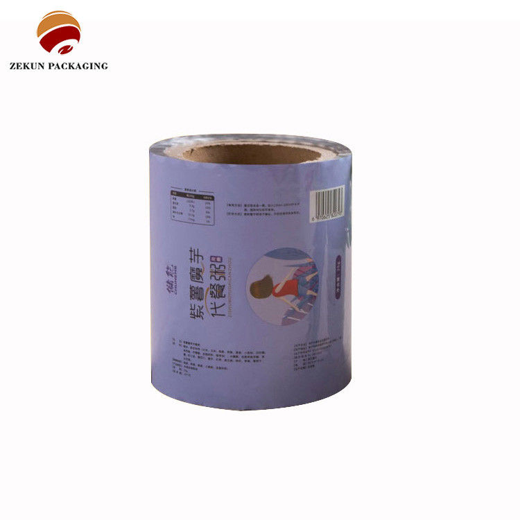 Película de rollo de embalaje flexible Mat o acabado brillante Superficie brillante / mate Finish propiedad de alta barrera para sus necesidades